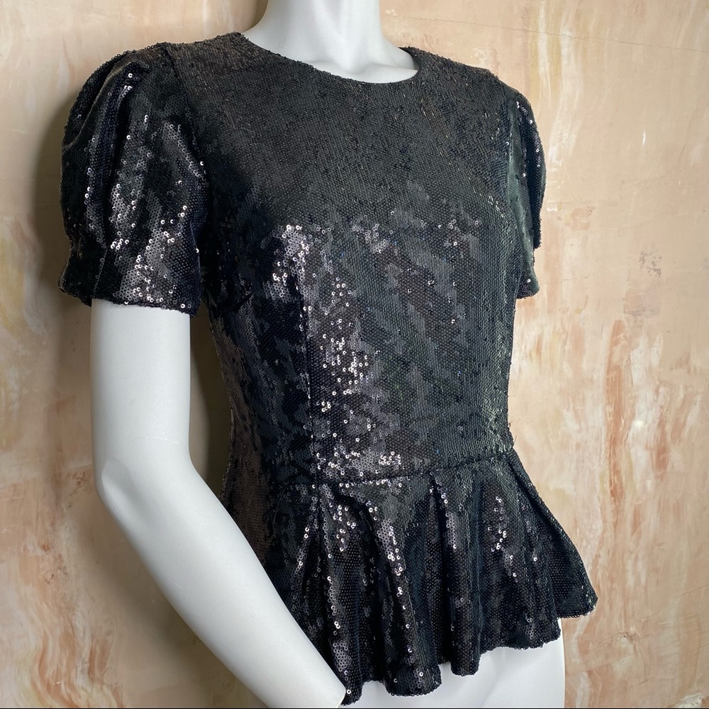 Antonio Melani Ozan Sequin Top Sz 8 - Picture 3 of 7